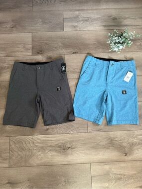 NWT VOLCOM Boys Kerosene Hybrid Shorts - Size 28 (16)
